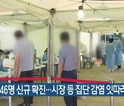 부산 46명 신규 확진..시장 등 집단 감염 잇따라