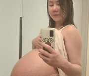 '세쌍둥이 임신' 황신영 "34주차 104kg..숨쉬기도 힘들다"