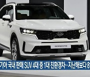 현대·기아 국내 판매 SUV 4대 중 1대 친환경차..지난해보다 81.4%↑