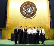 방탄소년단, UN 'SDG 모멘트' 인터뷰.."3번째 연설, 과분한 영광"