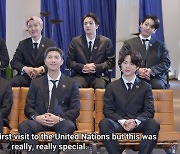방탄소년단, 3번째 UN 연설 소감 "과분한 영광..책임감 가진다"