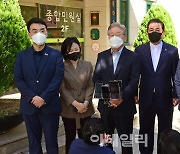 [포토]'추석 연휴, 동작소방서 방문한 이재명'