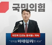 [포토]윤석열, '외교 안보 공약 발표'