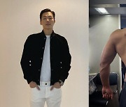 '64kg→78kg' 남궁민, 또 벌크업했나..터질 듯한 근육+태평양 어깨