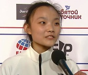 스포츠클라이밍 서채현, 세계선수권 첫 금메달..압도적 등반