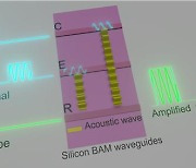 실리콘칩서 빛이 생성한 음파로 광신호 제어하는 기술 세계 첫 개발