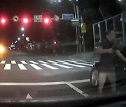 [영상] 외국인 무면허 음주운전자 2명..시민이 쫓아가 경찰 신고