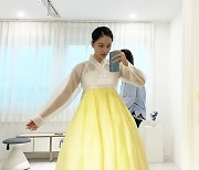 '의사♥' 홍수현, 41세 새댁 눈부시네..결혼 후 첫 명절