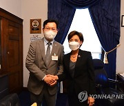 송영길, 영 김 미 의회 한국연구모임 공동의장 면담