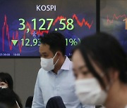 코스피,'헝다 파산' 우려 0.4% 하락