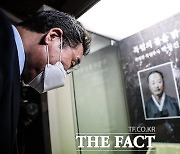 울산 독립운동가 박상진 의사 생가 방문한 이낙연 [TF사진관]