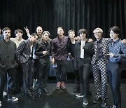 BTS uploads photo posing with Coldplay ahead of single release