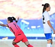 여자축구대표팀, 우즈베키스탄 4대 0 제압..아시안컵 본선 진출