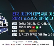 '2021 e스포츠 대학리그' 결선, 25일 광주서 개막