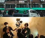 "NO 스턴트, NO CG"..흥행 1위 '보이스' 통쾌 액션 비하인드 스틸 공개