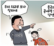[데일리안 시사만평] 똑바로 해..한국이 중국 외교 대신하고 있네