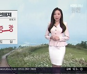 [날씨] 경남 25도 안팎 선선..낮부터 빗방울