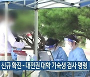 지역 166명 신규 확진..대전권 대학 기숙생 검사 명령