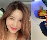 '한재석♥' 박솔미, 초교생 딸 키우는 육아 모드 "얼른 먹고 학교 가자"