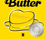 BTS 'Butter', 美 레코드산업협회 '더블 플래티넘' 인증