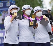 양궁 여자대표팀, 세계양궁선수권대회 단체전 금메달