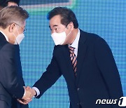 이낙연, 광주·전남서 '첫 1위' 결선불씨 살려..이재명 2위(종합)
