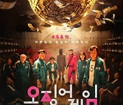 오징어게임, 넷플릭스 글로벌 1위..한국 드라마 최초