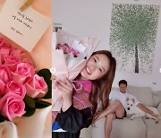 '김원효♥' 심진화, 시어머니 꽃다발 선물에 광대 승천..장영란 "내가 울컥"