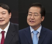 윤석열·홍준표, 양자대결서 이재명 앞섰다