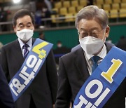 [속보] 이재명, 전북서 득표율 54%로 1위..이낙연 38%