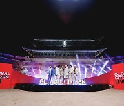 BTS, '6개 대륙 자선콘서트' 오프닝 장식..숭례문 앞 공연