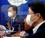 [포토]송영길, '곽상도 아들 퇴직금 50억? 억장 무너지는 일'