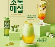 감성커피, 웅진식품과 '초록매실' 콜라보 신메뉴 2종 출시