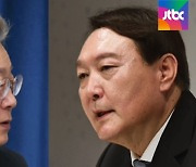 [JTBC 여론조사] '대장동 의혹' 속..이재명 오르고 윤석열 내렸다
