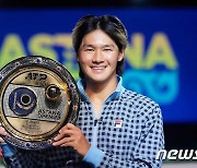 'ATP 투어 우승' 권순우, 세계랭킹 57위 상승..25계단 도약