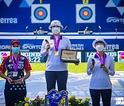 '세계선수권 3관왕' 양궁 김우진 "부족한 점 많아..계속 노력할 것"