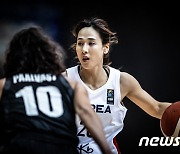 아시아컵 여자농구, 드리블하는 김단비