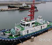 국내 최초 LNG 연료추진 예인선 '송도호' 인천항서 운항