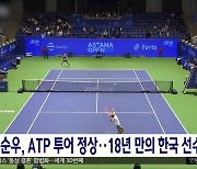 권순우, ATP 투어 정상..18년 만의 한국 선수 우승