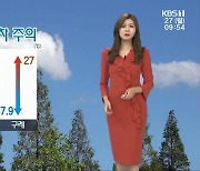 [날씨] 광주·전남 큰 일교차 '주의'..낮 최고 27도 안팎