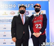 [JB포토] 2021 KBL 신인선수 드래프트, 1라운드 10순위 조은후