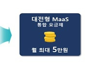 정거장까지 5분, 한달 교통비 5만원..대전시, 대대적인 '공공교통혁신' 추진