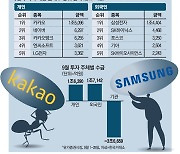 동학개미 이번엔 돈 벌 수 있을까..외국인 삼전 집중, 개인 카카오 매수 나서