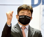 [MD포토] 김승기 감독 '신인드래프트에서 가장 행복한 남자'