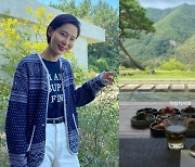 '싱글맘' 김나영, 육아 탈출 후 럭셔리 아침 식사.. 행복한 신선놀음