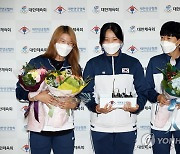 한국 리커브 양궁 여자 대표팀 인터뷰