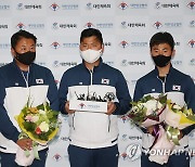 사상 첫 '세계선수권 5종목 싹쓸이' 양궁 대표팀 금의환향