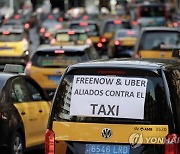 SPAIN TAXI PROTEST