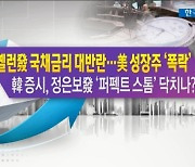 옐런發 국채금리 대반란..美 성장주 '폭락' 韓 증시, 정은보發 '퍼펙트 스톰' 닥치나? [한상춘의 지금세계는]