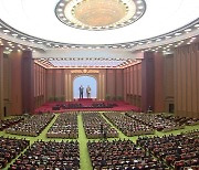 북한 조선중앙TV, 최고인민회의 1일차 회의 보도